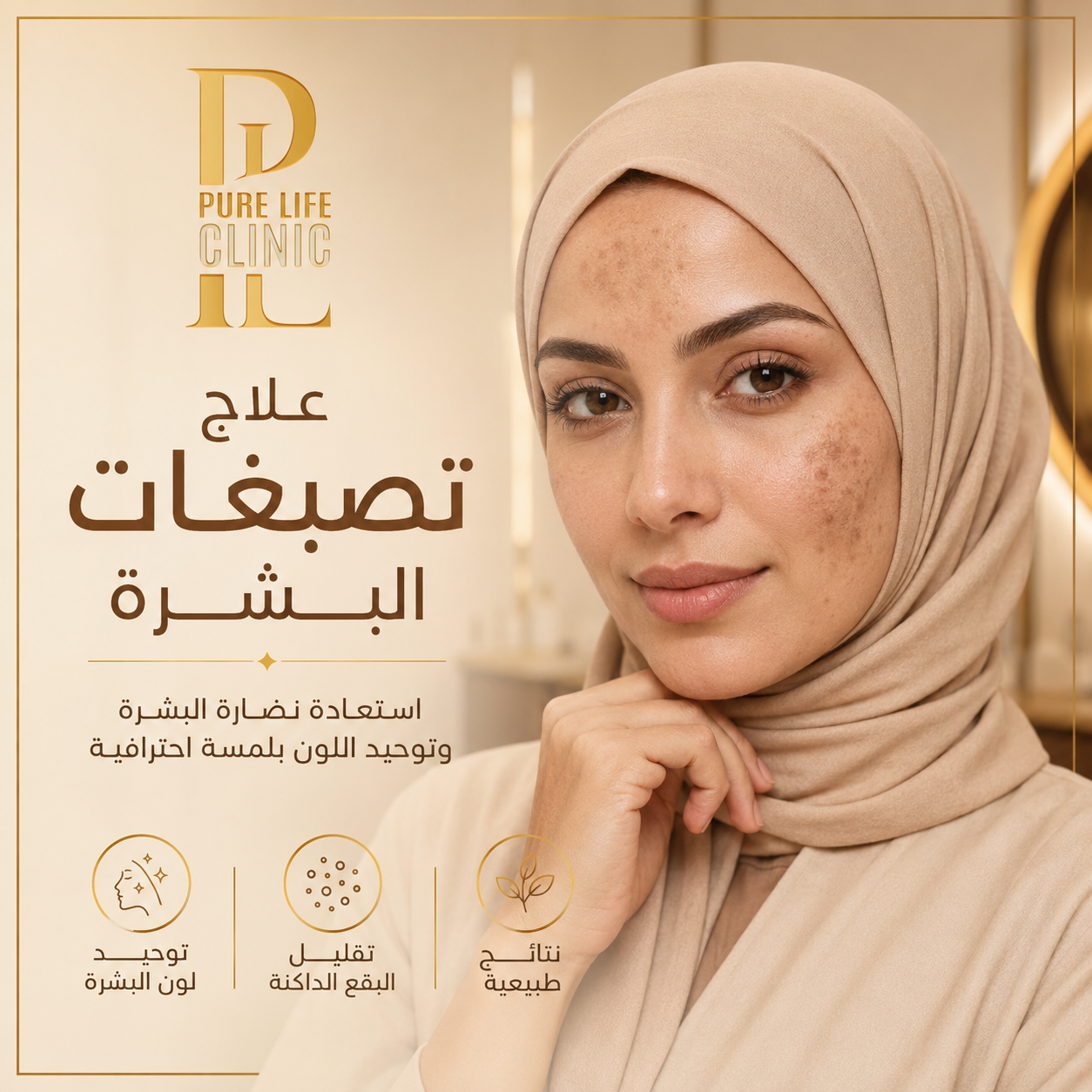 عالج تصبغات البشرة